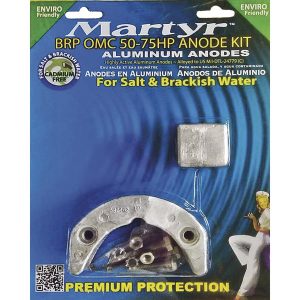 BRP OMC 50-75HP Anode kit packaging