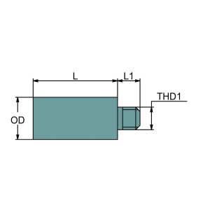 Technical drawing of Engine Cooling System Anode – Yanmar CM12065013420Z