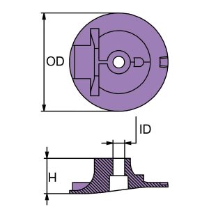Yamaha™ Anodes CM6AW4561900