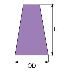 Technical drawing of Mercury- Mercruiser Anode CMPNCAF16