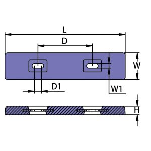 Technical drawing of CMZL18BG anode