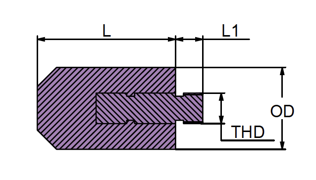 Technical drawing of CM823661 anode